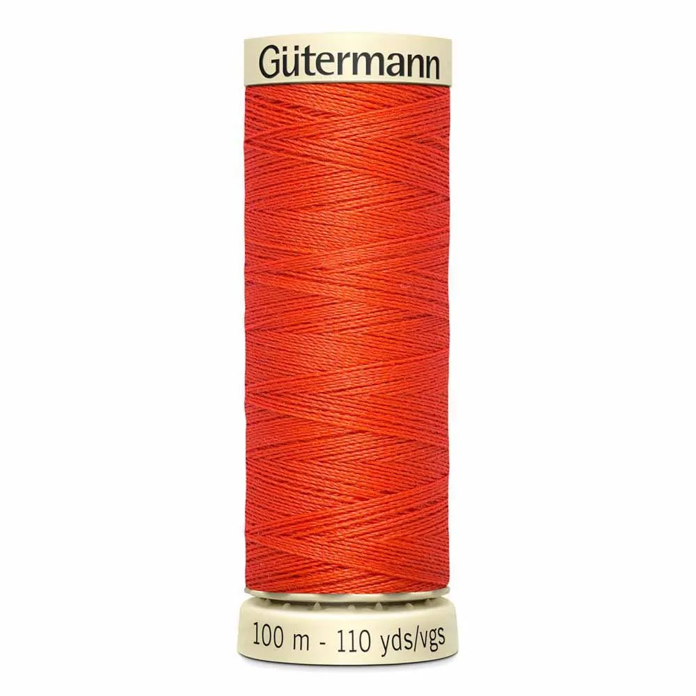 Gutermann Polyester Thread 100m #400 Tiger Lily Orange