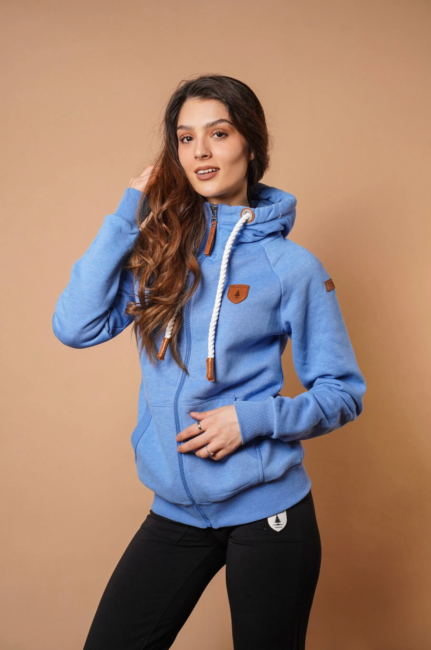 Hera Cobalt Zip Hoodie