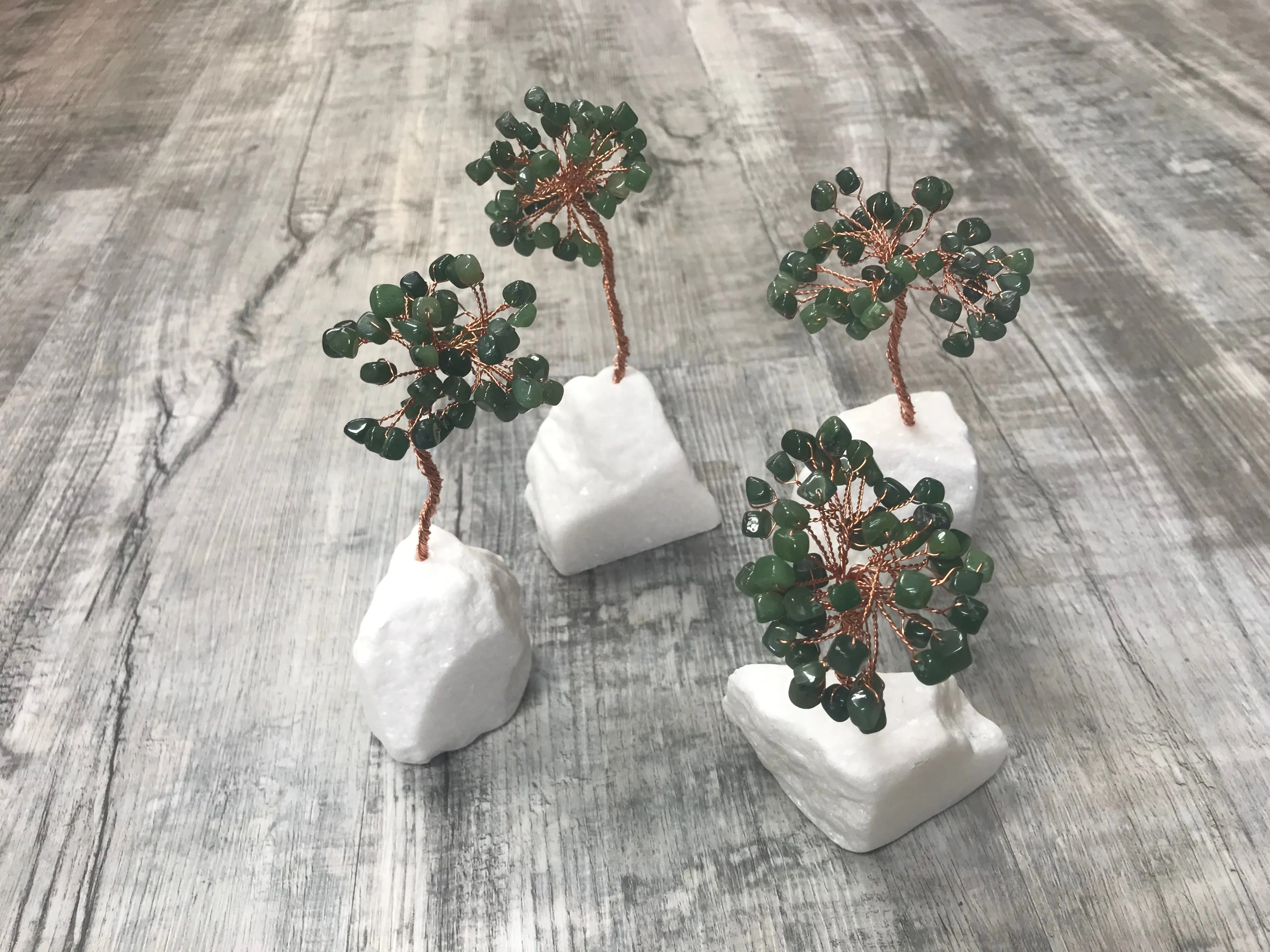 Jade Tree on Star Marble Base