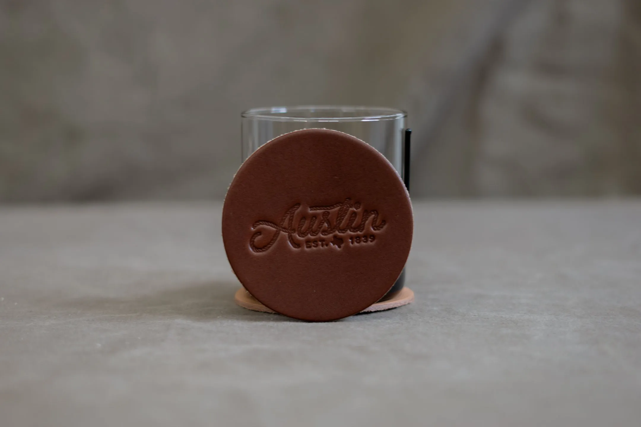 Leather Coaster | Austin Rope | Manready Mercantile