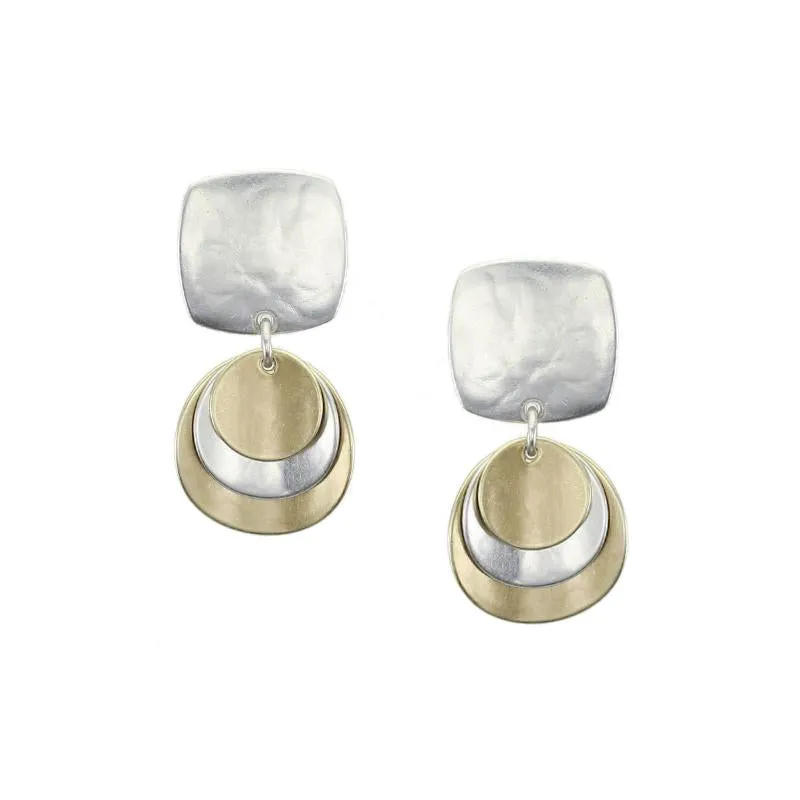 Marjorie Baer Appealing Curved Layers Post Earrings