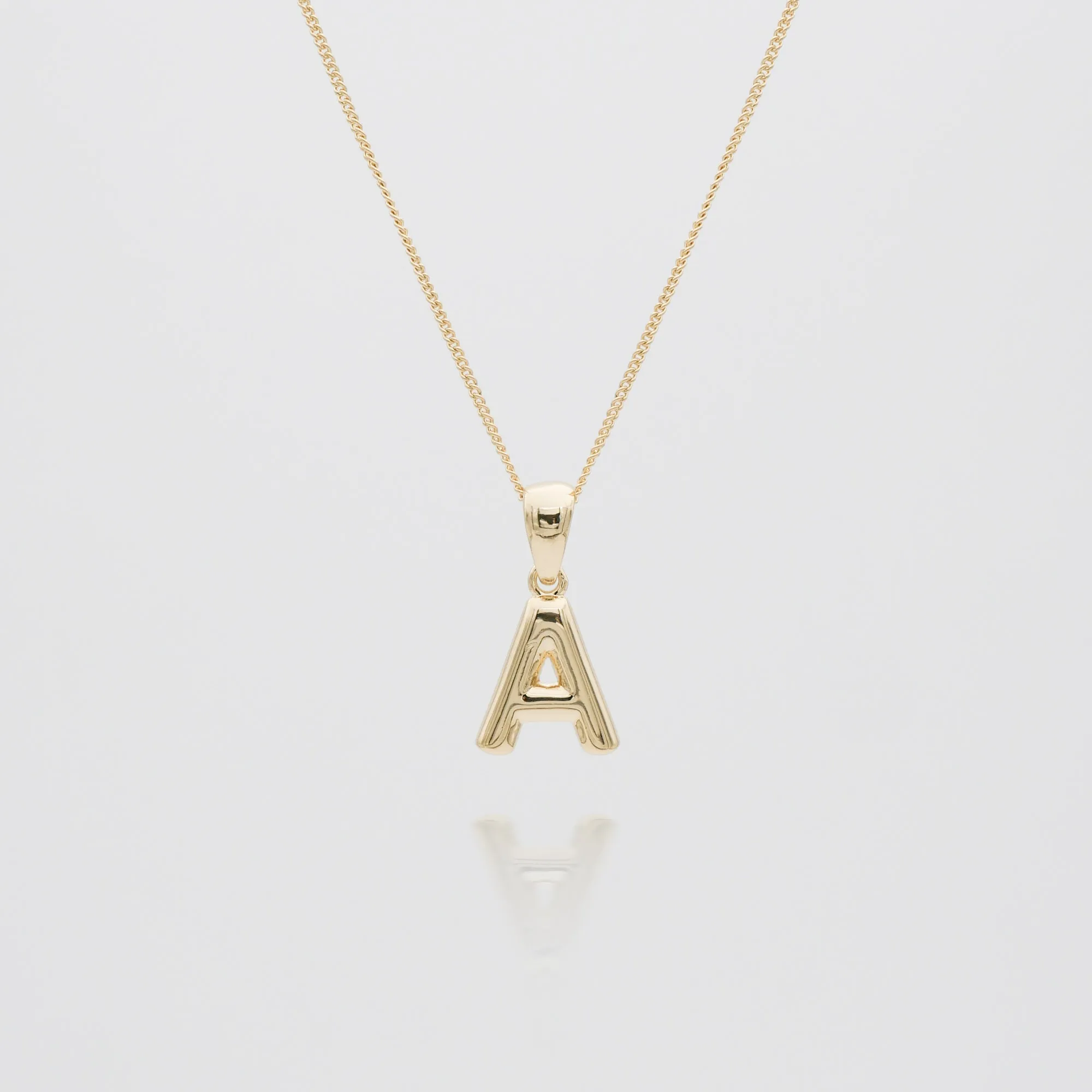 Mini Bubble Initial Necklace