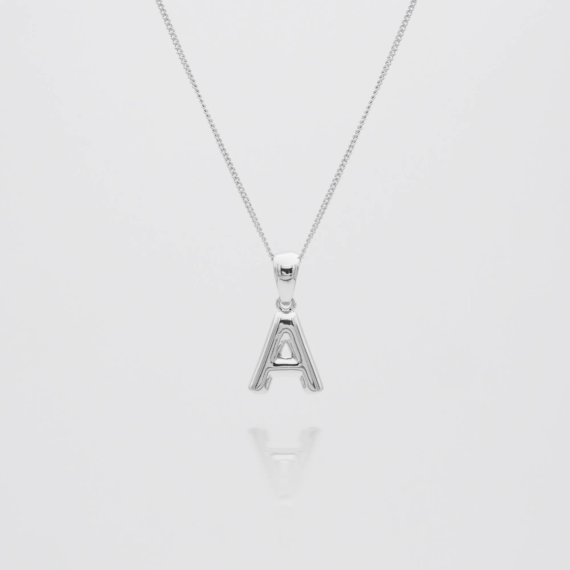 Mini Bubble Initial Necklace