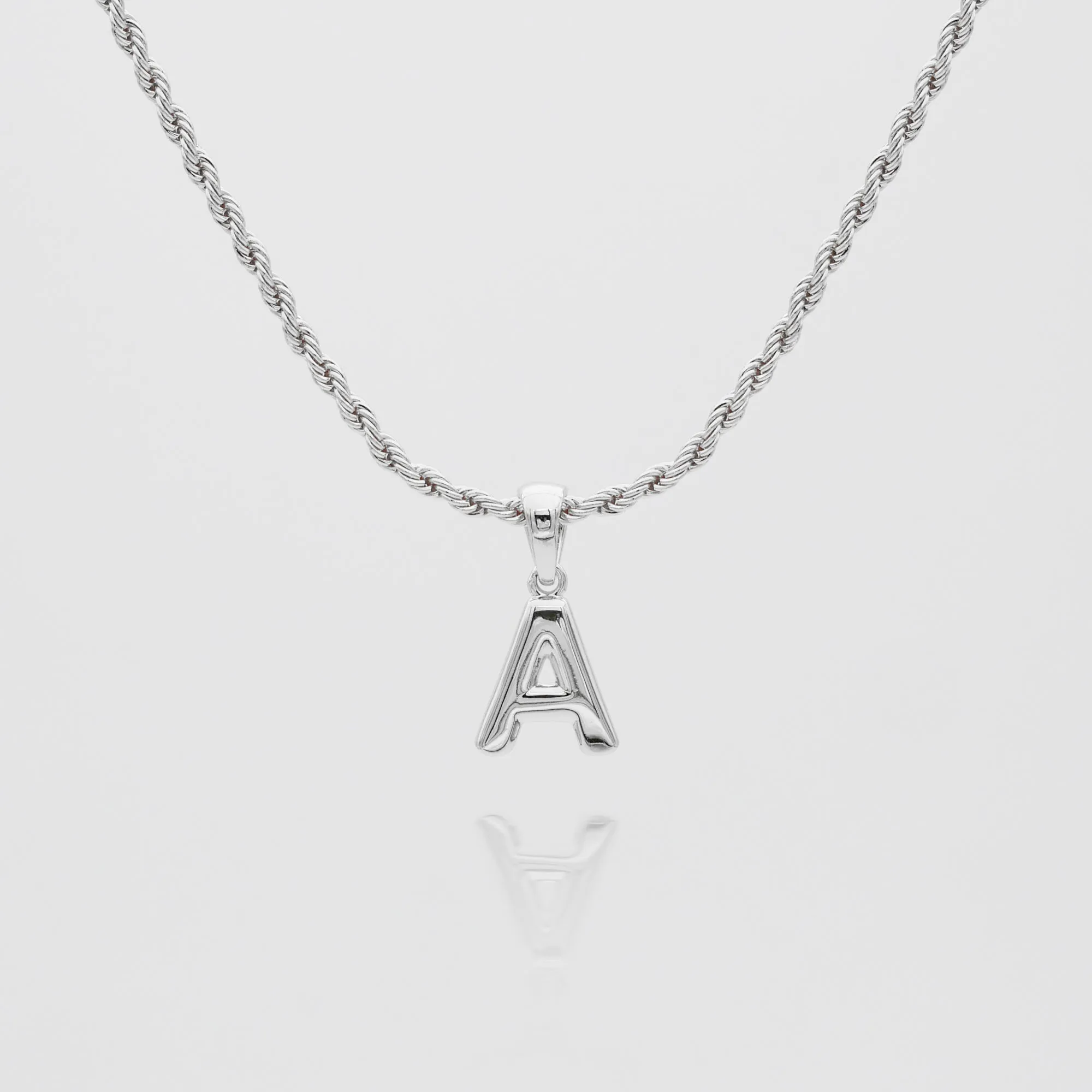 Mini Bubble Initial Necklace