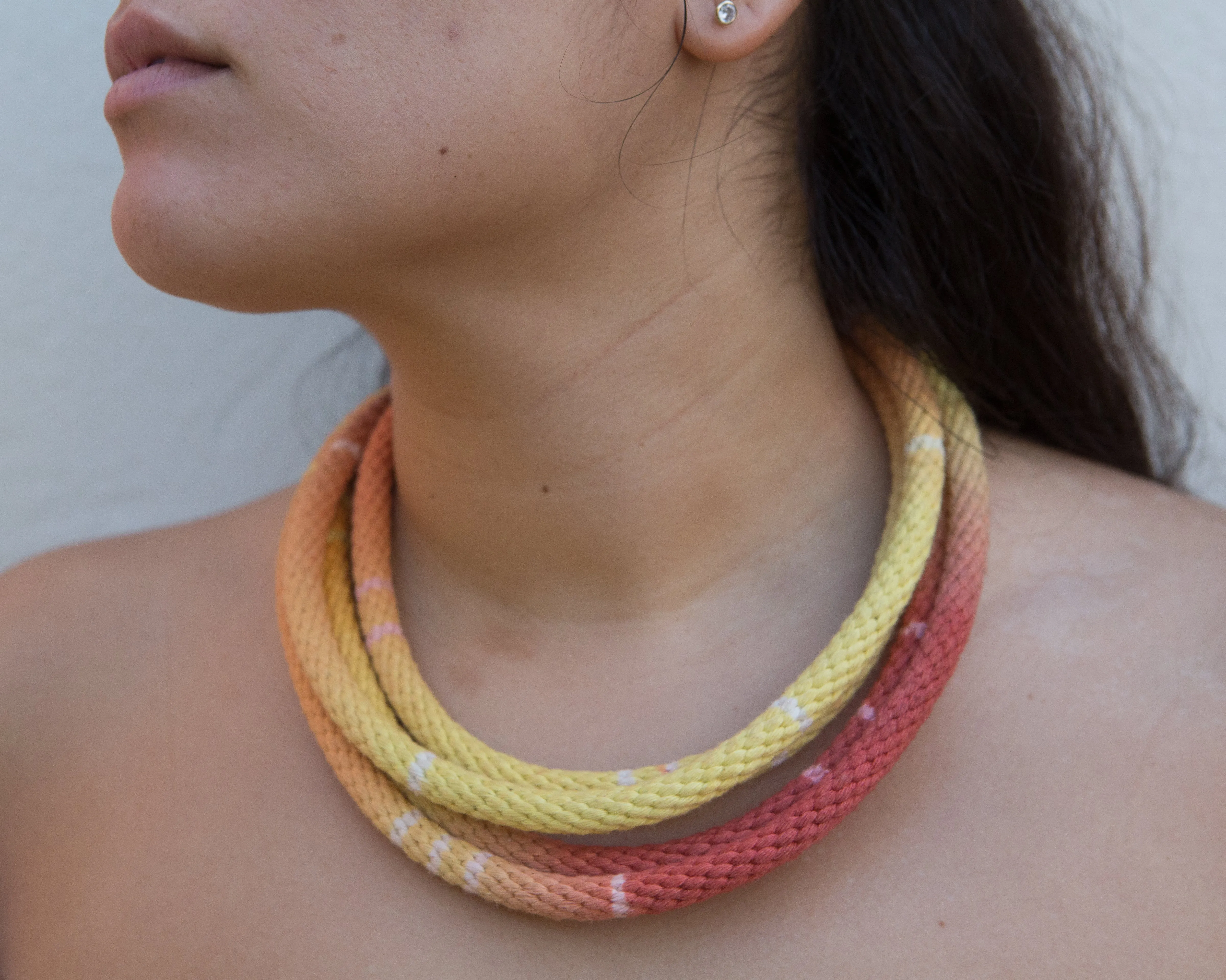 Neon Zinn 4Strand Rope Necklace