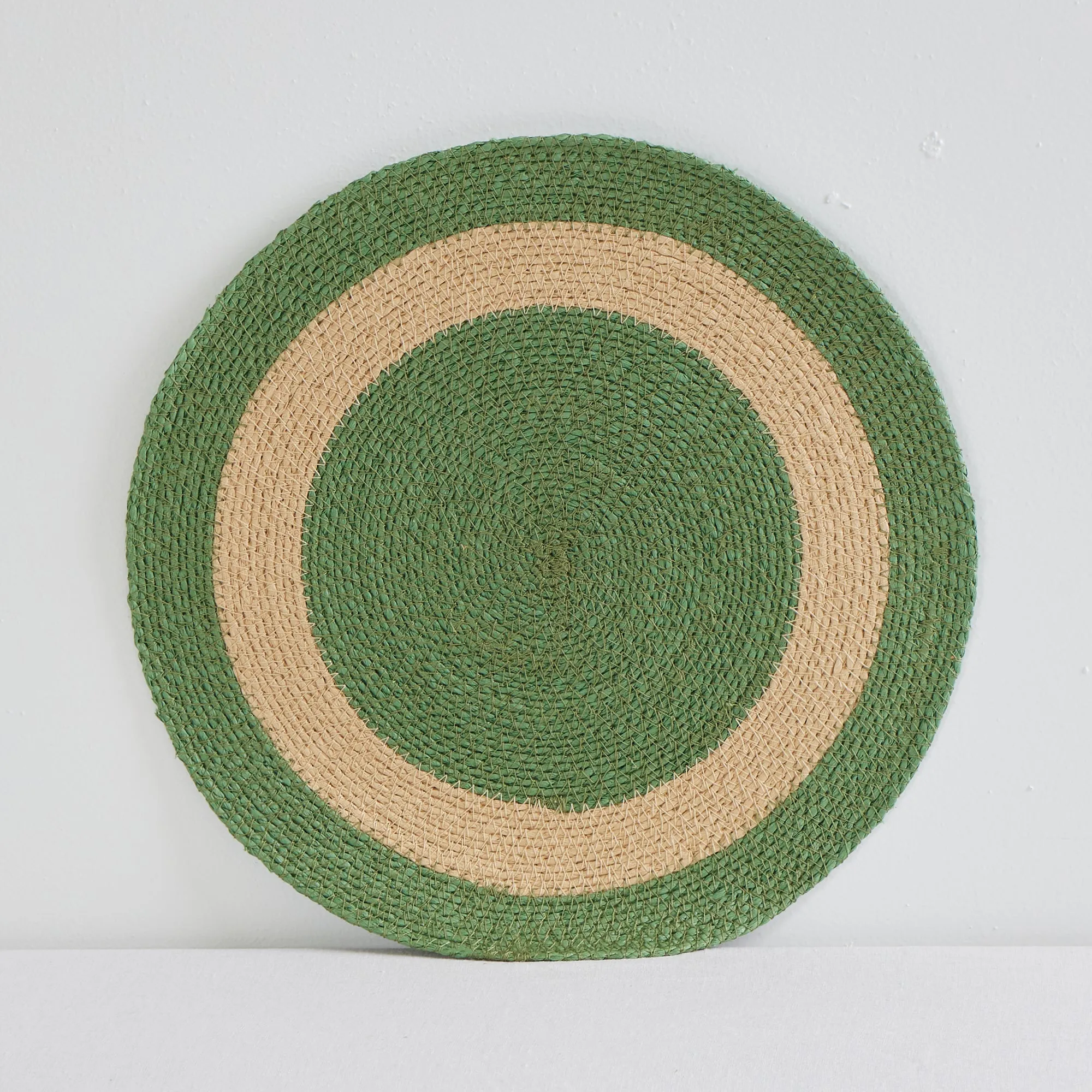 Petra Placemat - Green/Natural