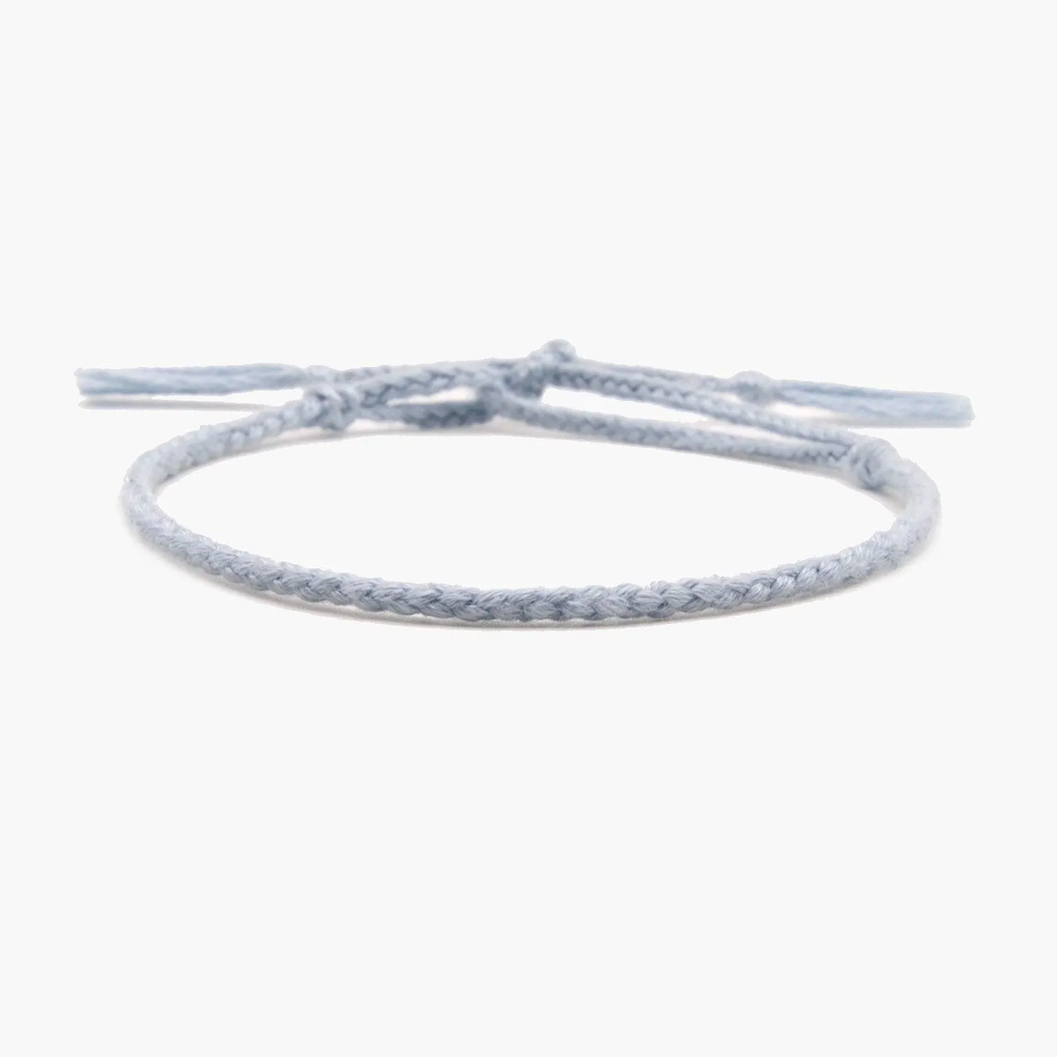 Pranayama Cotton Bracelet (Light Blue)