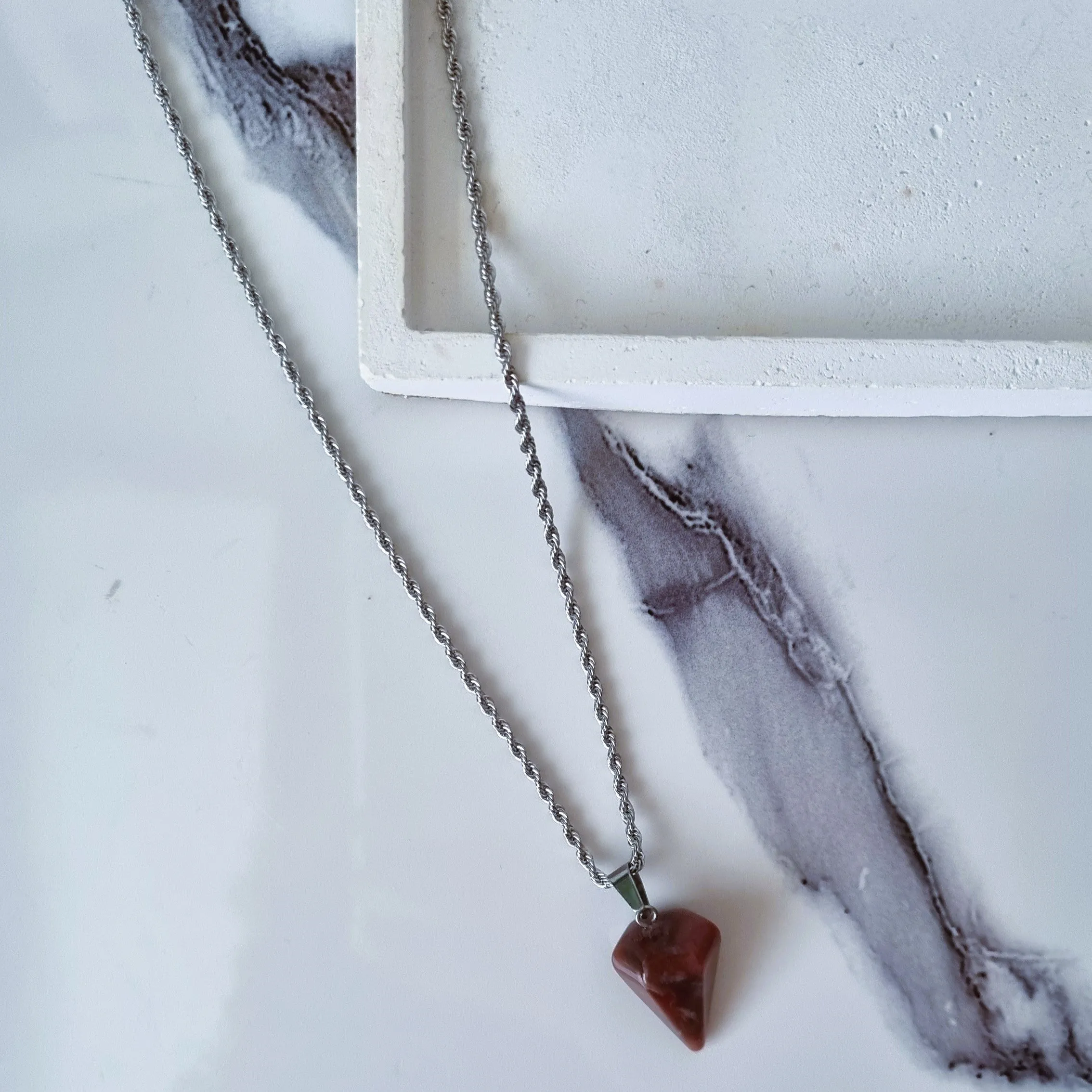 Precious stonec necklaces