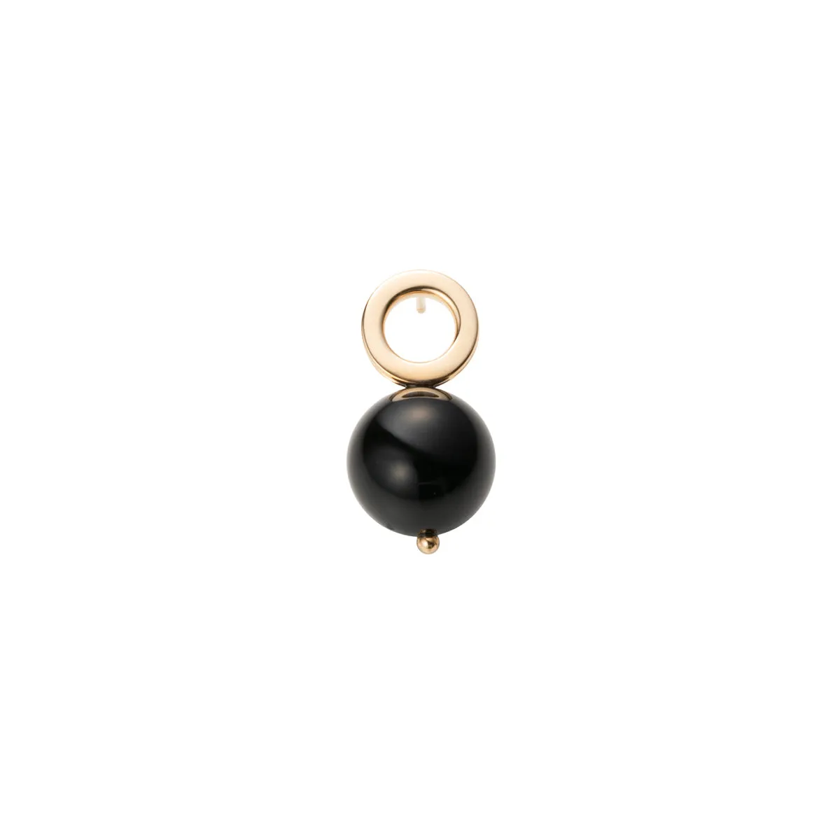 "Beluga" Onyx Earring