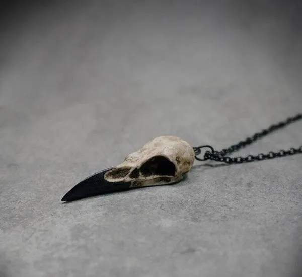 Raven Pendant Necklace