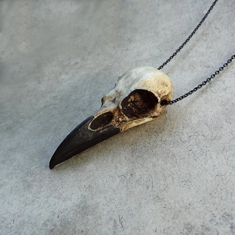 Raven Pendant Necklace