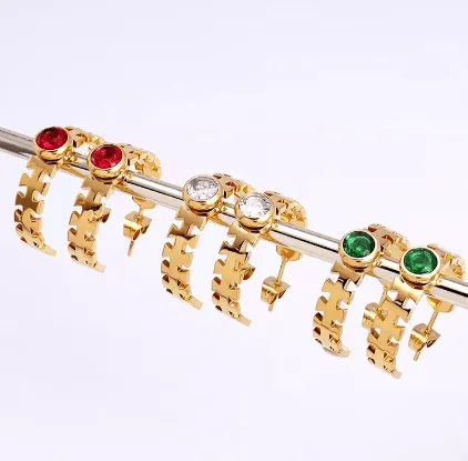 Raya Zipper Hoops