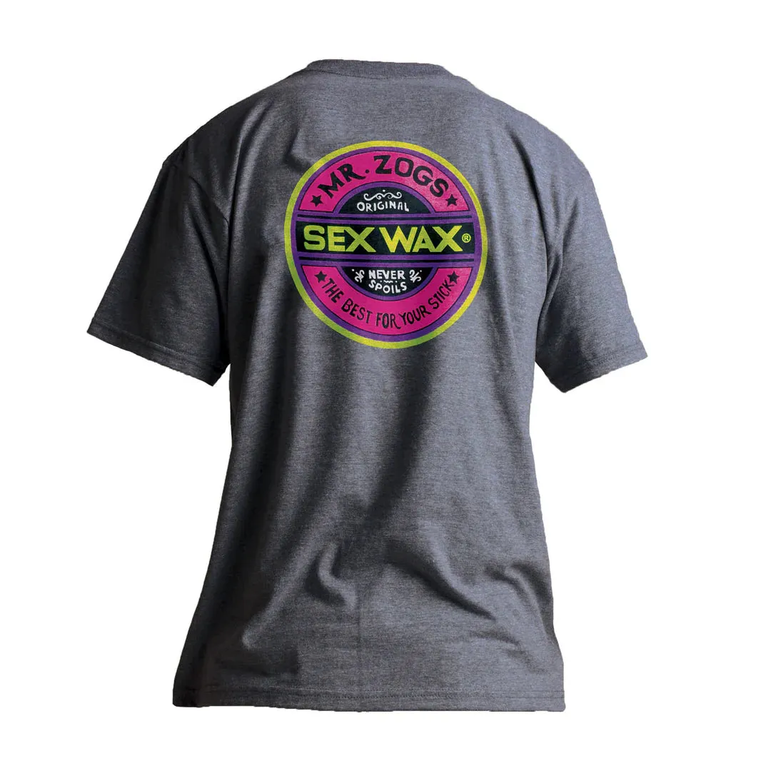 Sex Wax 'Fluro' Tee - Dark Heather