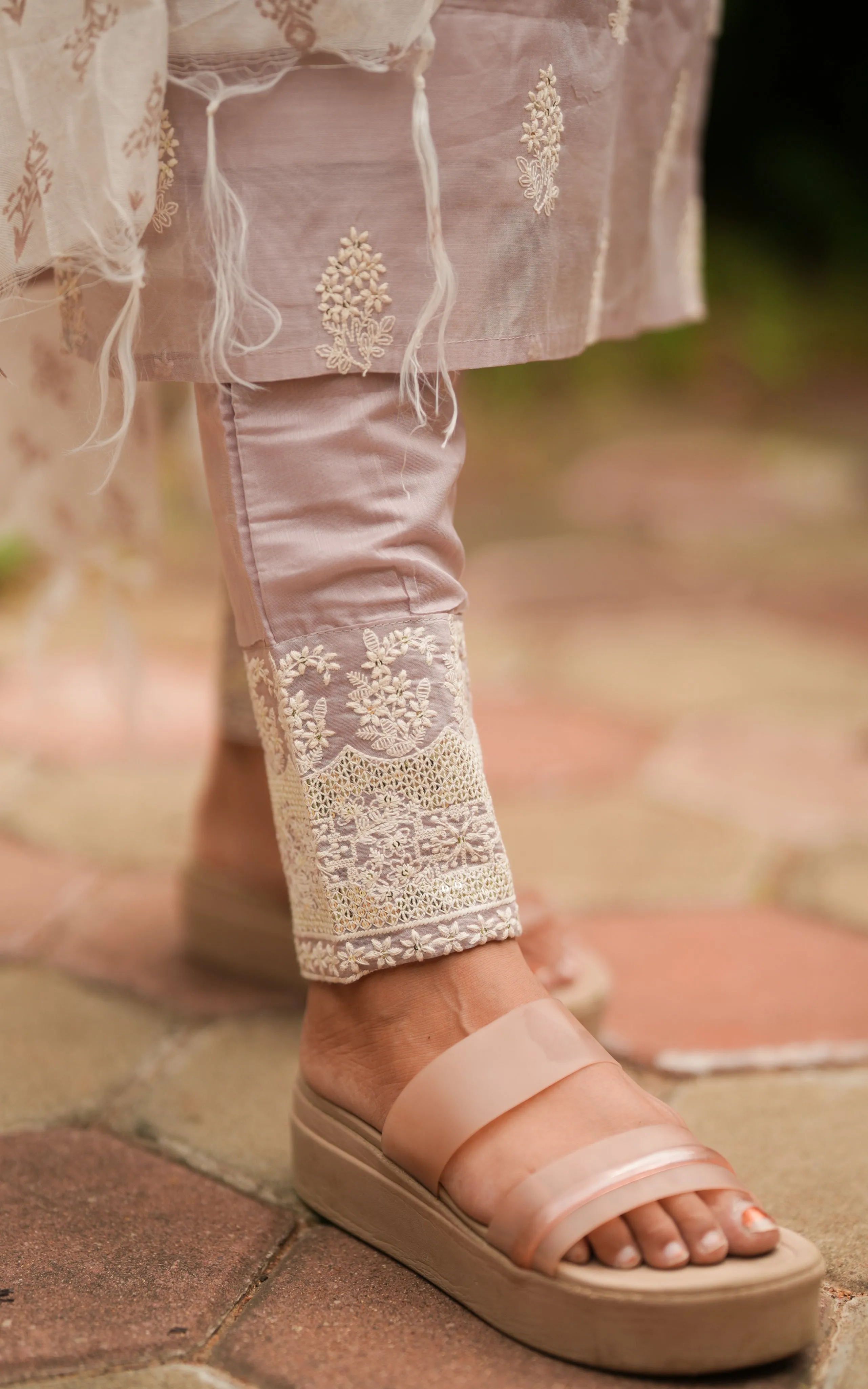 Sreelatha Lavendar (Kurti Pant Dupatta)