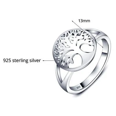 Sterling Silver Tree of Life Ring