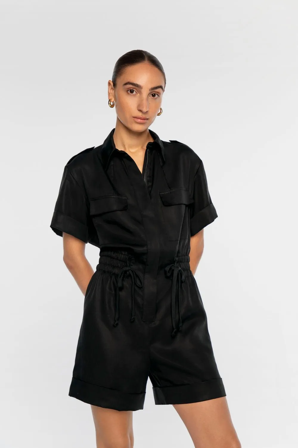 Technical Twill Playsuit