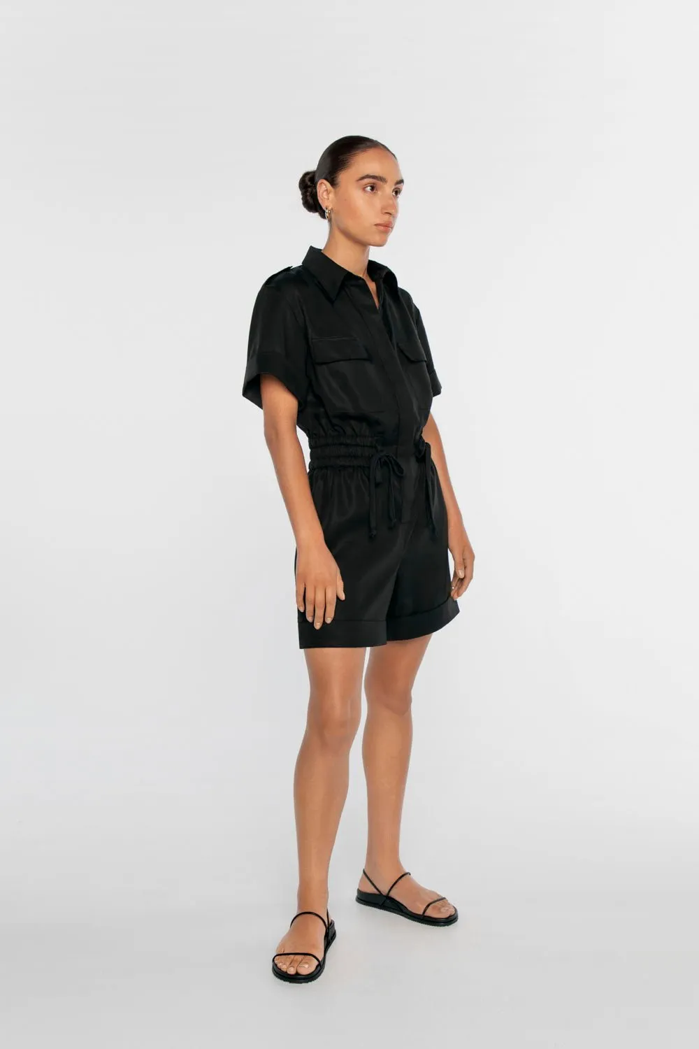 Technical Twill Playsuit