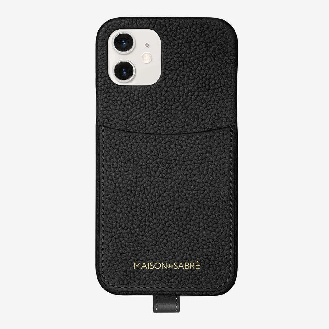 The Sling Phone Case iPhone 12 Mini - Black Caviar