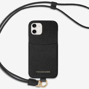 The Sling Phone Case iPhone 12 Mini - Black Caviar