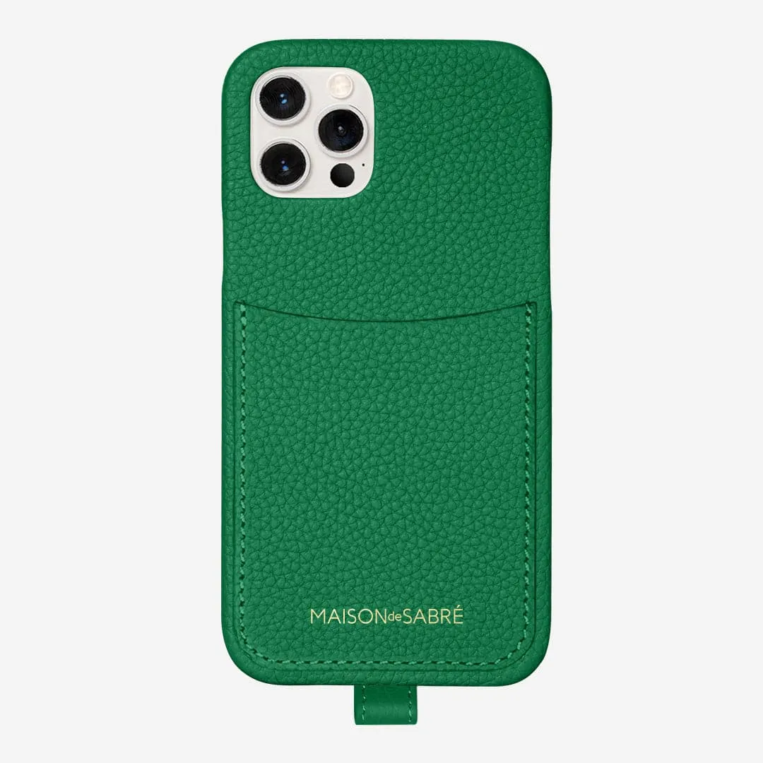 The Sling Phone Case iPhone 12 Pro - Emerald Green