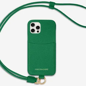 The Sling Phone Case iPhone 12 Pro - Emerald Green