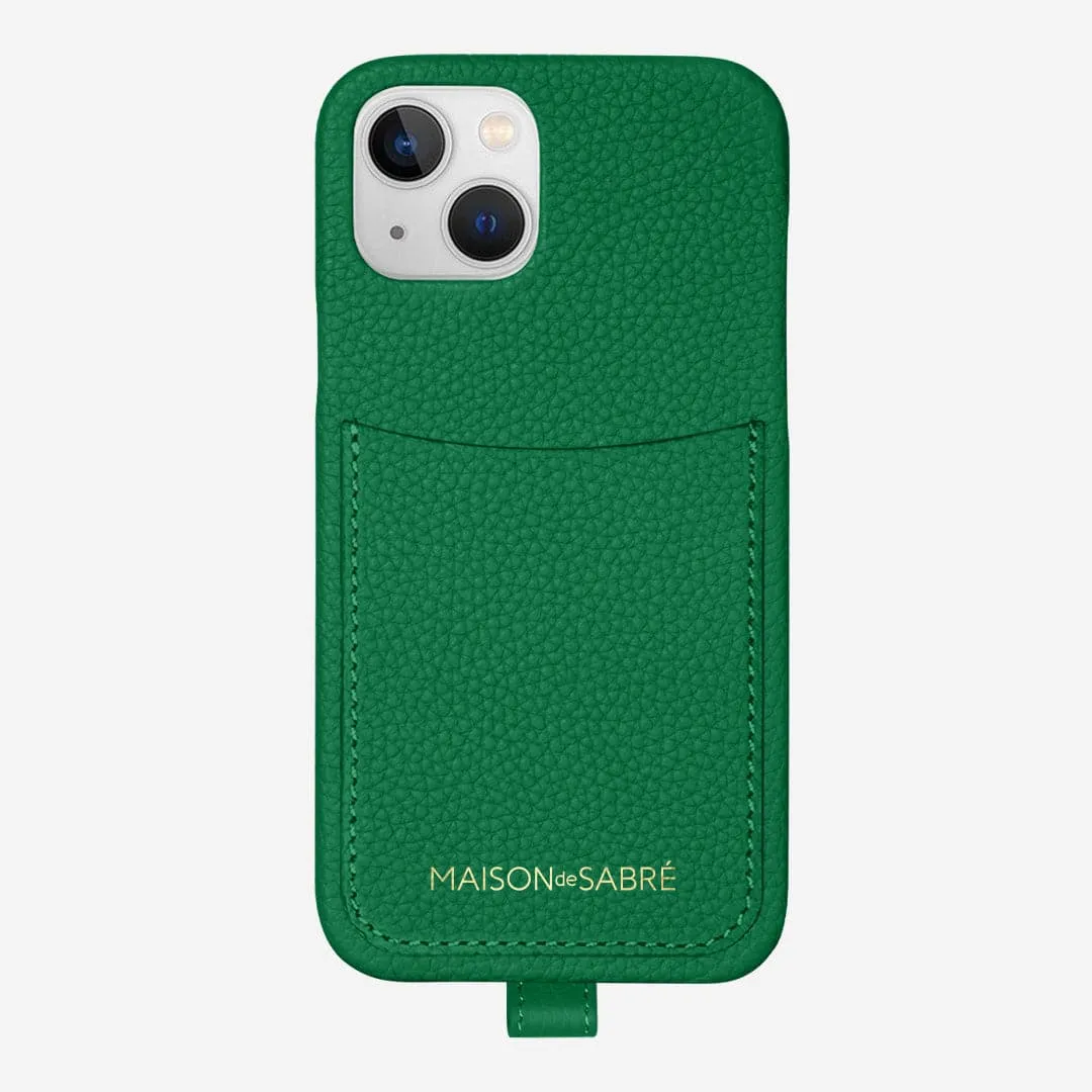 The Sling Phone Case iPhone 13 - Emerald Green