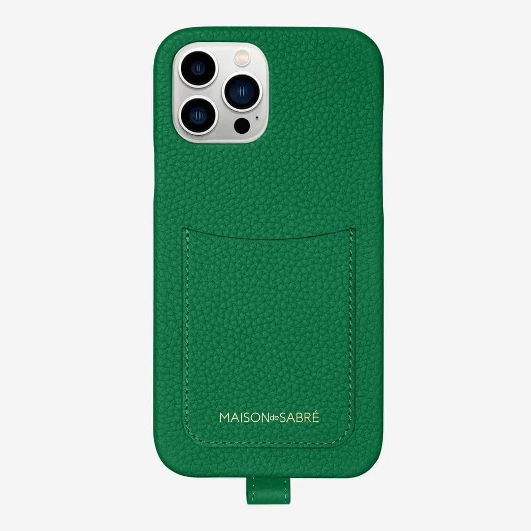 The Sling Phone Case iPhone 13 Pro Max - Emerald Green