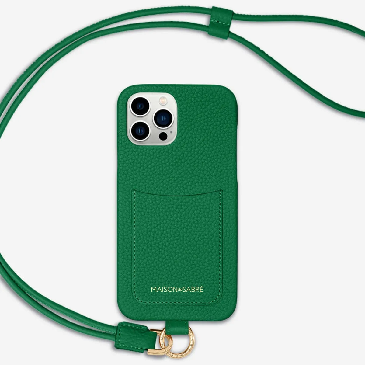 The Sling Phone Case iPhone 13 Pro Max - Emerald Green