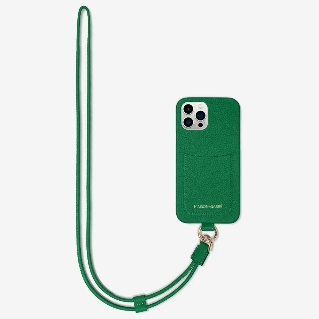 The Sling Phone Case iPhone 13 Pro Max - Emerald Green