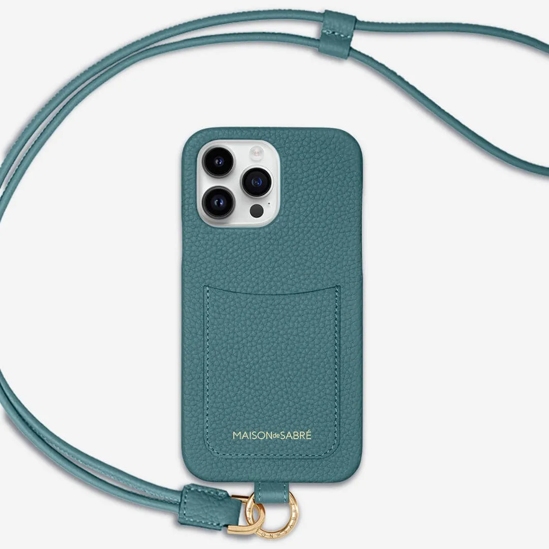 The Sling Phone Case iPhone 15 Pro Max - Bondi Blue