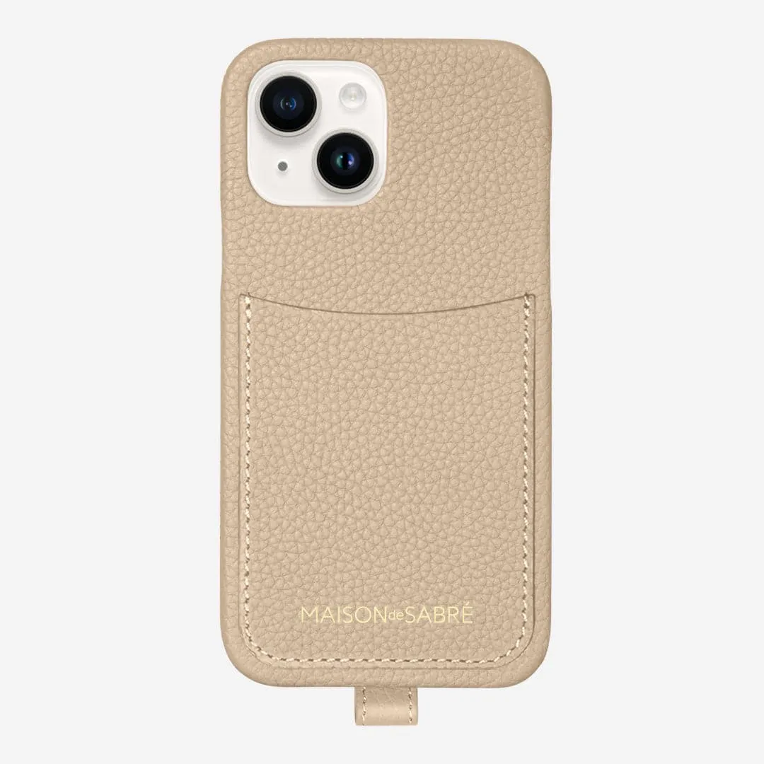 The Sling Phone Case iPhone 15 - Saharan Nude