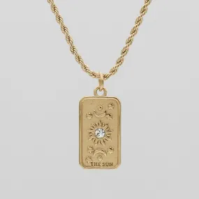 The Sun Tarot Card Necklace