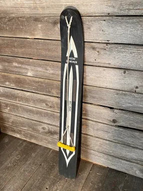 Vintage Marina Black Snow Skimmer - Classic Winter Touring Sled