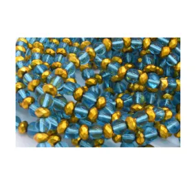 WB3 - Sea Side Turquoise African Glass Seed Waist Beads