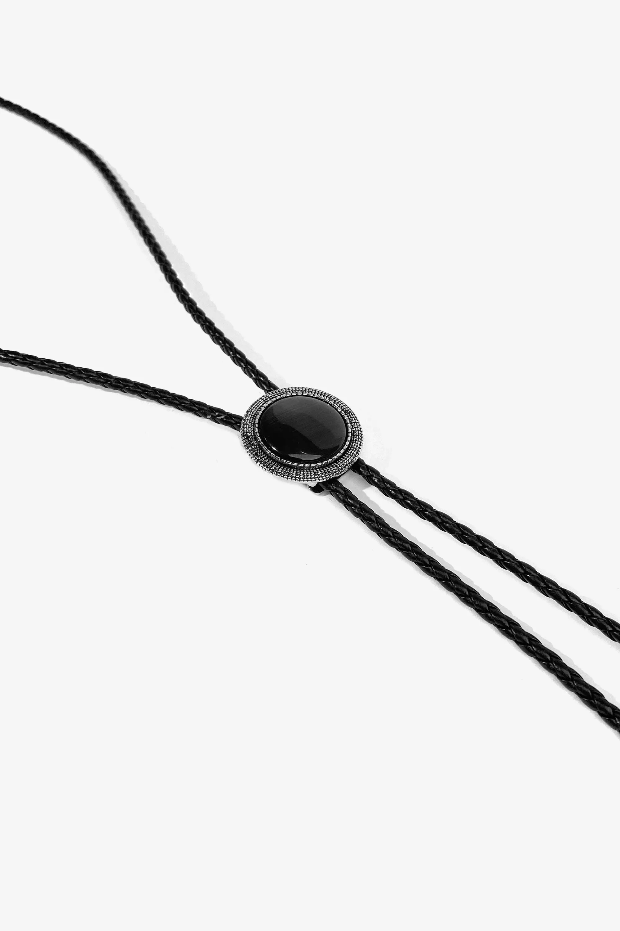 Western Bolo Tie | Black Stone